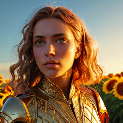 Home 8 **Prompt:** "High-resolution Nikke character portrait, ultra texture quality, antialiasing, bloom effect, dynamic action pose, Rule of Thirds composition, golden hour lighting, vibrant colors, professional retouching, Snapseed enhanced."