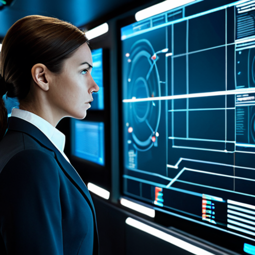 A focused female professional, fully clothed in a sleek, modest business suit, intently analyzing a dynamic holographic tactical display in a futuristic command center. The display shows abstract strategic elements, representing intricate combat optimization and the flow of burst skill sequencing. Her posture is natural and conveys deep concentration. The background features a clean, high-tech environment with soft ambient lighting, emphasizing the intellectual challenge of strategy. perfect anatomy, correct proportions, well-formed hands, proper finger count, natural body proportions, appropriate attire, professional dress, safe for work, appropriate content, family-friendly, high quality, highly detailed, professional photography.