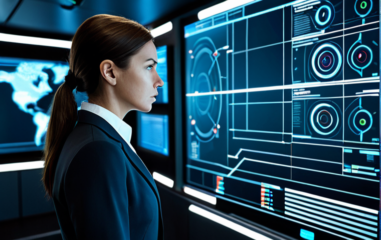 A focused female professional, fully clothed in a sleek, modest business suit, intently analyzing a dynamic holographic tactical display in a futuristic command center. The display shows abstract strategic elements, representing intricate combat optimization and the flow of burst skill sequencing. Her posture is natural and conveys deep concentration. The background features a clean, high-tech environment with soft ambient lighting, emphasizing the intellectual challenge of strategy. perfect anatomy, correct proportions, well-formed hands, proper finger count, natural body proportions, appropriate attire, professional dress, safe for work, appropriate content, family-friendly, high quality, highly detailed, professional photography.