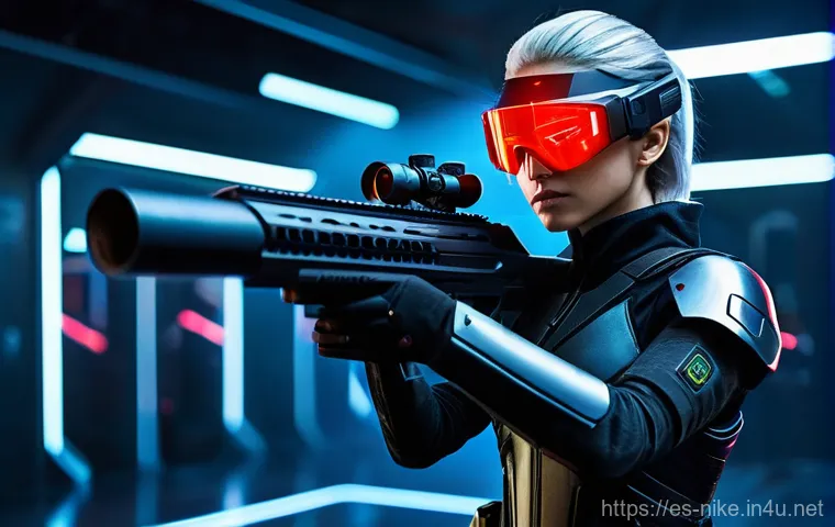 승리의여신 니케 캐릭터 체험 모드 - ### Image Prompt 1: The Focused Marksman in Training 승리의여신 니케 캐릭터 체험 모드 - ### Image Prompt 1: The Focused Marksman in Training