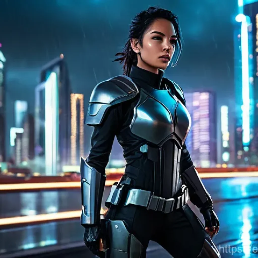 승리의여신 니케 스크린샷 촬영 팁 - **Prompt 1: Dynamic NIKKE in Futuristic Urban Combat**
    "A stunning, highly detailed image of a f...