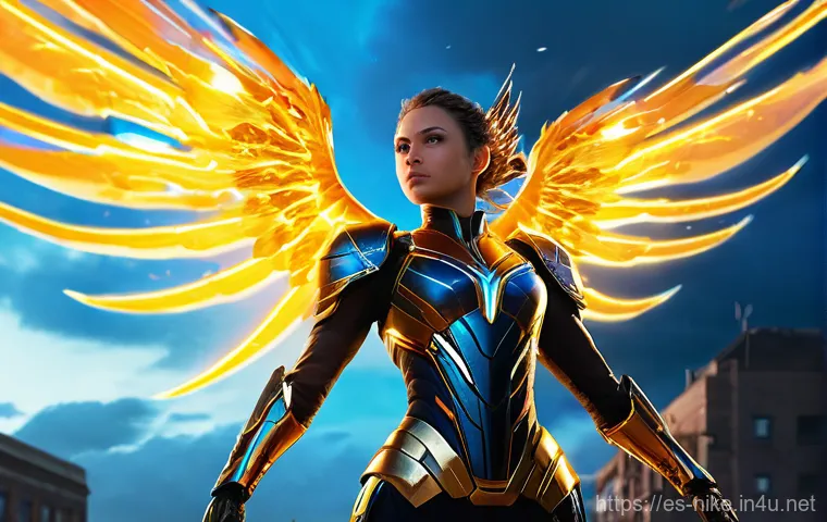 승리의여신 니케 스크린샷 촬영 팁 - **Prompt 2: NIKKE Portrait with Intricate Details and Soft Background**
    "A captivating, close-up...