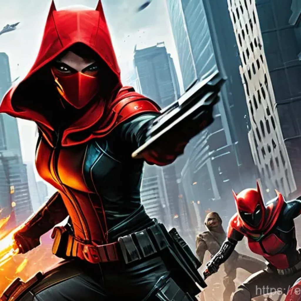 승리의여신 니케 데미지 최고 기록 - **Dynamic Full Burst Offensive**
A vibrant, action-packed scene depicting a squad of five NIKKEs...