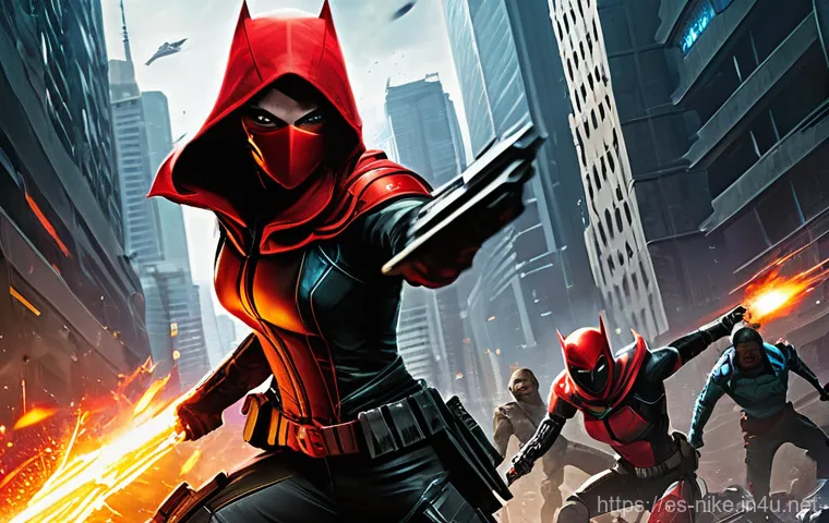 승리의여신 니케 데미지 최고 기록 - **Dynamic Full Burst Offensive**
    A vibrant, action-packed scene depicting a squad of five NIKKEs...