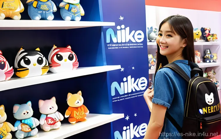 승리의여신 니케 팬 미팅 가이드 - **"A dynamic scene at a Nikke fan meeting, showcasing an interactive zone. In the center, a fan with...