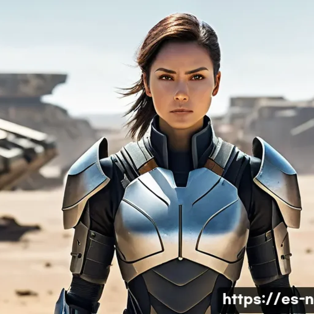 승리의여신 니케 초보자 장비 추천 - **"A highly detailed, full-body portrait of a NIKKE combat android, specifically an attacker class, ...