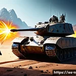 Home 20 승리의여신 니케 팀 전술 개선 - A dynamic fantasy battle scene showcasing a balanced team formation: a heavily armored tank standing...