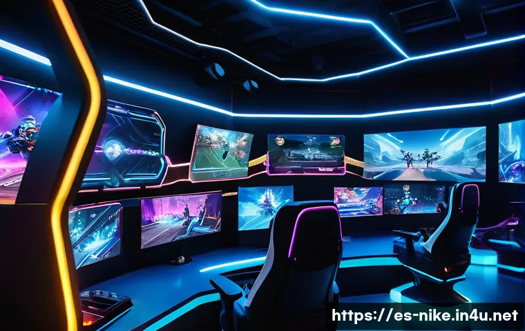 승리의여신 니케 커스텀 룸 PvP - A dynamic digital arena for real-time battle customization, featuring a futuristic gaming room with ...