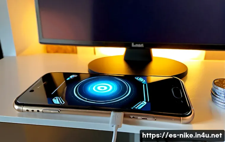 Home 17 승리의여신 니케 신규 업데이트 리소스 - Photorealistic gaming desk scene in a modern Spanish apartment, a smartphone displaying an abstract ...